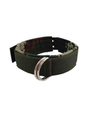 ΧΕΙΡΟΠΟΙΗΤΟ ΠΕΡΙΛΑΙΜΙΟ ΔΙΠΛΟΥ ΙΜΑΝΤΑ ΜΕ ΕΠΕΝΔΥΣΗ CERBERUS 70X5cm ΧΑΚΙ-ΠΑΡΑΛΛΑΓΗ