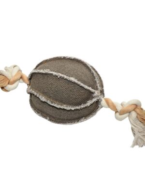 ΠΑΙΧΝΙΔΙ ΣΚΥΛΟΥ ΠΑΝΙΝΟ DUVO+ ΜΠΑΛΑ ΜΕ ΣΧΟΙΝΙ 29x10x5cm