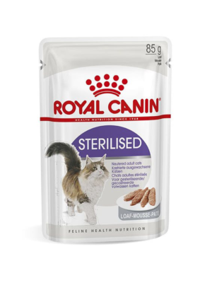 ΛΙΧΟΥΔΙΑ ΓΑΤΑΣ ROYAL CANIN STERILIZED LOAF 85g