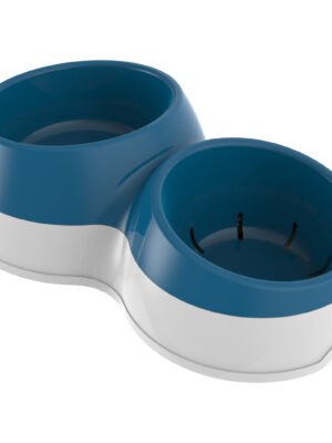 ΜΠΟΛ BAMA PET 19035 CIOTOLOTTO DOUBLE BOWL DOPPIA LARGE ΜΠΛΕ