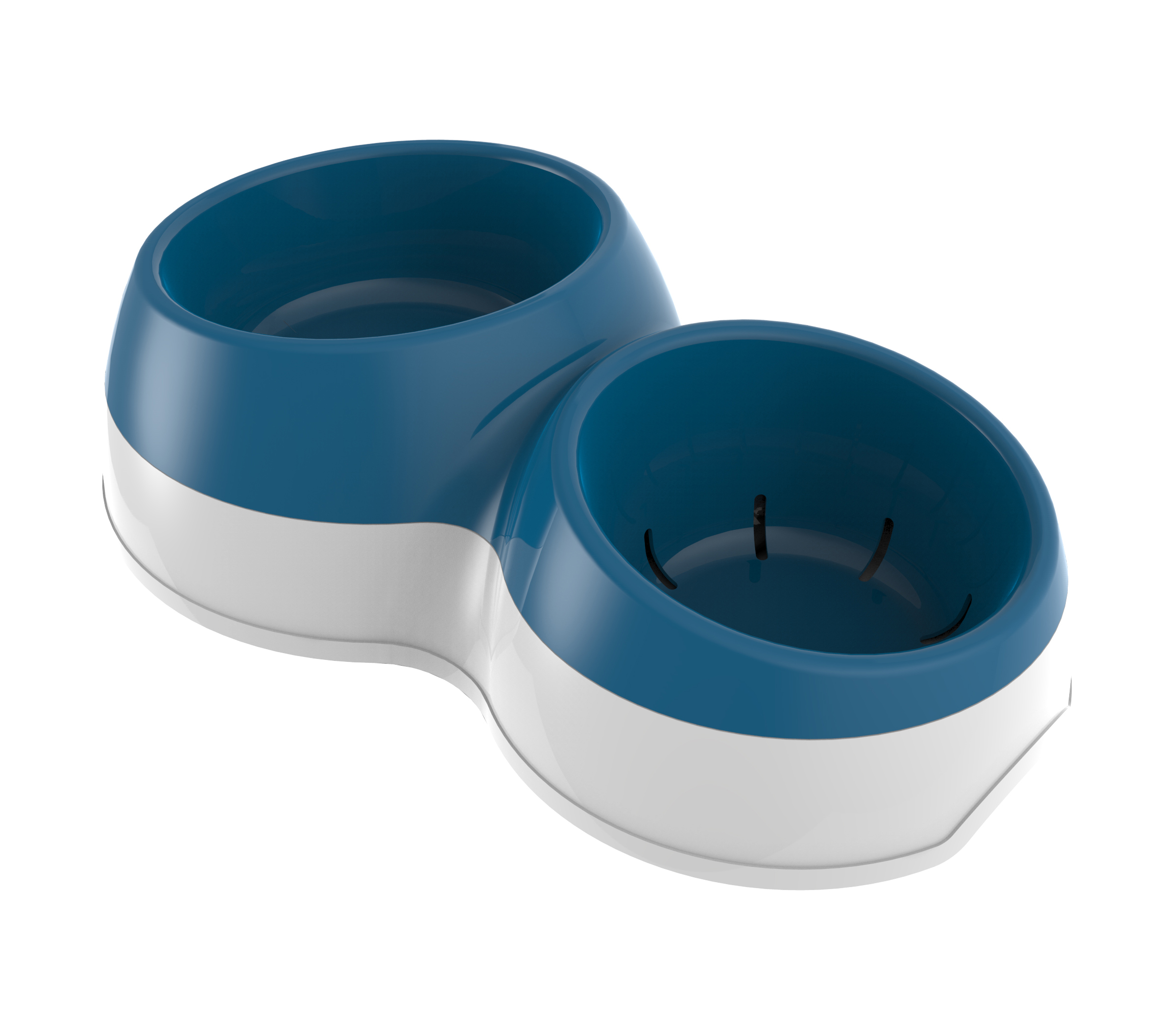 BAMA 19035 CIOTOLOTTO DOUBLE BOWL DOPPIA LARGE ΜΠΛΕ