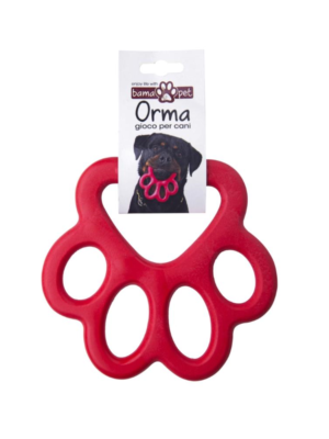 ΠΑΙΧΝΙΔΙ ΣΚΥΛΟΥ BAMA PET 19180 ORMA PAW GIOCO MEDIUM KOKKINO