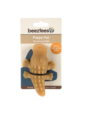 ΠΑΙΧΝΙΔΙ ΣΚΥΛΟΥ BEEZTEES 625977 RUBBER KROKO NATURAL 11x9x3cm