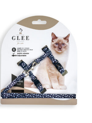 ΣΑΜΑΡΑΚΙ & ΟΔΗΓΟΣ ΓΑΤΑΣ GLEE 89221 BLACK FISHBONE S H20-35cm B25-45cm L1x100cm