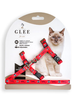 ΣΑΜΑΡΑΚΙ & ΟΔΗΓΟΣ ΓΑΤΑΣ GLEE 89222 MEOW M H25-40cm B35-55cm L1x100cm