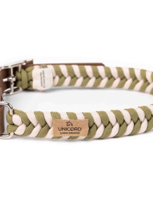 ΠΕΡΙΛΑΙΜΙΟ ΣΚΥΛΟΥ UNICORD COLLAR LOLLIPOP ΧΑΚΙ-ΕΚΡΟΥ Μ 37-43cm 20mm