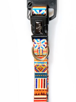 ΠΕΡΙΛΑΙΜΙΟ ΣΚΥΛΟΥ ΡΥΘΜΙΖΟΜΕΝΟ ΜΕ ΠΛΑΣΤΙΚΟ ΚΟΥΜΠΩΜΑ GLEE 89319 MULTICOLOR M 20mmx40-55cm