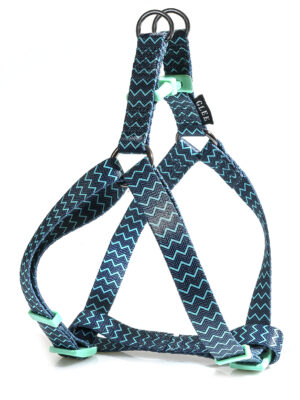 ΣΑΜΑΡΑΚΙ ΣΚΥΛΟΥ ΡΥΘΜΙΖΟΜΕΝΟ ΜΕ ΠΛΑΣΤΙΚΟ ΚΟΥΜΠΩΜΑ GLEE 89301 GREEN ZIG ZAG XS 10mmx20-35cm