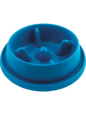 ΜΠΟΛ ΑΡΓΟΥ ΤΑΙΣΜΑΤΟΣ NOBLEZA 38012 SLOW FEEDING BOWL 25.5x23x6.5cm ΜΠΛΕ