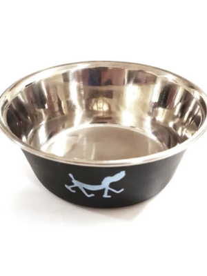 ΜΠΟΛ ΣΚΥΛΟΥ NOBLEZA 041077 PET BOWL 13.8×5.1cm ΜΑΥΡΟ