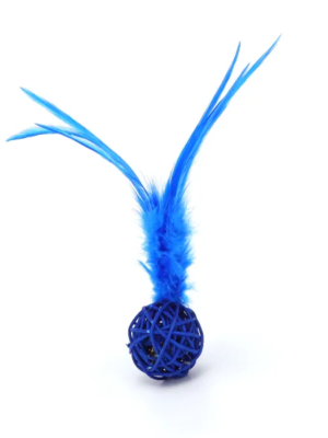 ΠΑΙΧΝΙΔΙ ΓΑΤΑΣ NOBLEZA 48700 CAT TOY ΜΠΑΛΑΚΙ-ΦΤΕΡΟ 8cm