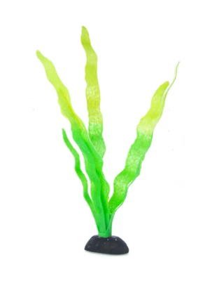 ΣΙΛΙΚΟΝΗ ΦΥΤΟ ΕΝΥΔΡΕΙΟΥ NOBLEZA 50680 AQUARIUM SILICONE PLANT 4x24cm ΠΡΑΣΙΝΟ