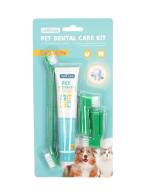 ΟΔΟΝΤΟΠΑΣΤΑ ΣΚΥΛΟΥ ΣΕΤ NOBLEZA 59072 PET DENTAL CARE KIT 73g