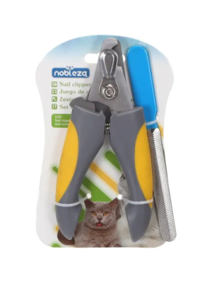 ΨΑΛΙΔΙ ΜΕ ΛΙΜΑ NOBLEZA 60375 NAIL CLIPPER TRIMMER SET 12x6cm 14×1,5cm