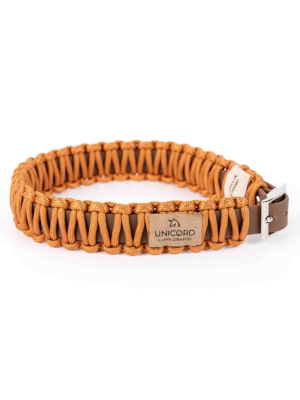 ΠΕΡΙΛΑΙΜΙΟ ΣΚΥΛΟΥ UNICORD COLLAR SKYSCRAPER ΜΠΡΟΝΖΕ L 44-50cm 40mm