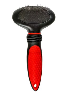 ΟΒΑΛ ΜΕΤΑΛΛΙΚΗ ΒΟΥΡΤΣΑ GLEE 85005 SLICKER BRUSH S 10x5cm ΜΑΥΡΗ