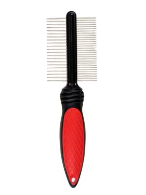 ΜΕΤΑΛΛΙΚΗ ΧΤΕΝΑ ΔΙΠΛΗΣ ΟΨΗΣ COMB GLEE 85009 8cmx6cm ΜΑΥΡΗ