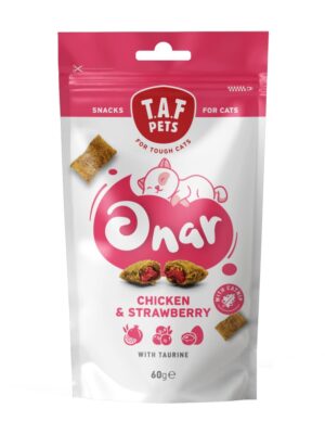 ΛΙΧΟΥΔΙΑ ΓΑΤΑΣ TAF PETS ONAR 21812 CHICKEN-STRAWBERRY WITH CATNIP 60g