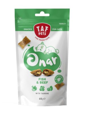 ΛΙΧΟΥΔΙΑ ΓΑΤΑΣ TAF PETS ONAR 21811 FISH-BEEF WITH CATNIP 60g