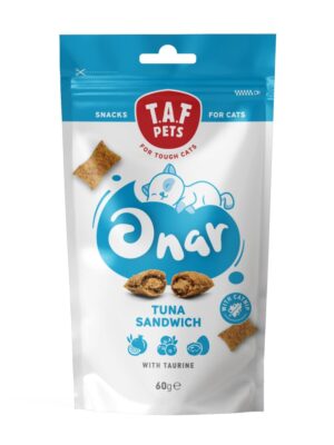 ΛΙΧΟΥΔΙΑ ΓΑΤΑΣ TAF PETS ONAR 21810 TUNA SANDWICH WITH CATNIP 60g