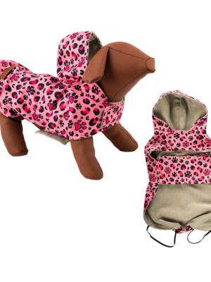 ΜΠΟΥΦΑΝ ΑΔΙΑΒΡΟΧΟ WOOFMODA 933-1104 2XL 60x60x45cm ΛΕΟΠΑ ΡΟΖ