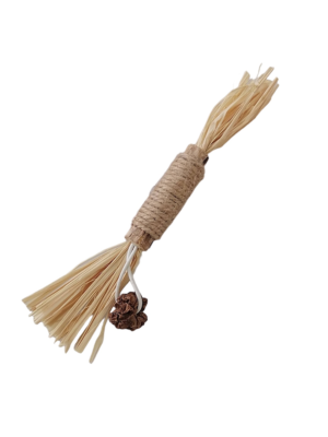 ΠΑΙΧΝΙΔΙ ΓΑΤΑΣ PET INTEREST 25603 SILVERVINE STICK w HEMP ROPE FOR KITTEN S 16cm