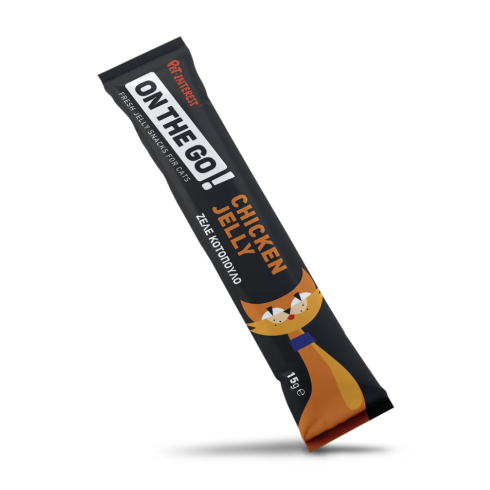PET INTEREST 1594-C ON THE GO CHICKEN JELLY 15g