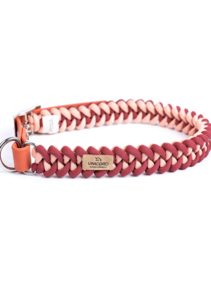 ΠΕΡΙΛΑΙΜΙΟ ΣΚΥΛΟΥ UNICORD COLLAR SHARK TEETH ΚΕΡΑΜΙΔΙ-ΣΟΜΟΝ M 37-43cm 20mm