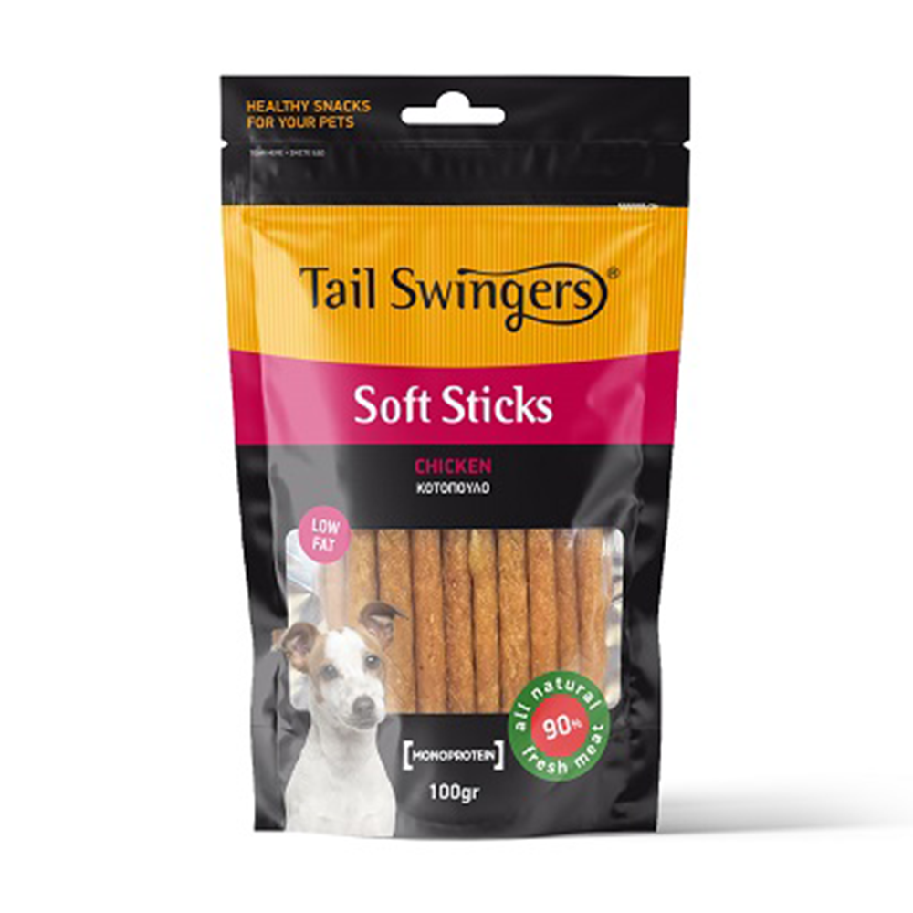 TAILSWINGERS 1118 SOFT STICKS WITH CHICKEN 100g