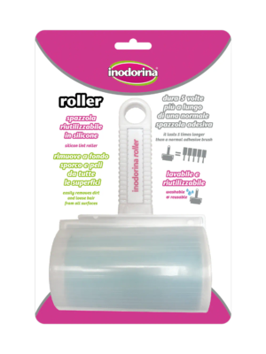 ΡΟΛΕΡ ΚΑΘΑΡΙΣΜΟΥ ΤΡΙΧΩΝ ΣΙΛΙΚΟΝΗΣ INODORINA IND412DC LINT ROLLER M 10cm