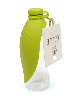 ΠΑΓΟΥΡΙ ΝΕΡΟΥ ΜΕ ΣΙΛΙΚΟΝΗ GLEE DRINKING BOTTLE 85137 20.6×8.3 600ml ΠΡΑΣΙΝΟ
