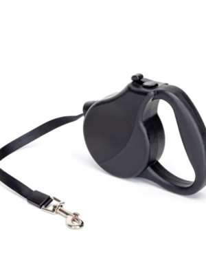 ΠΤΥΣΣΟΜΕΝΟΣ ΟΔΗΓΟΣ NOBLEZA 98481 AUTOMATIC DOG LEASH 5m 50kg ΜΑΥΡΟ