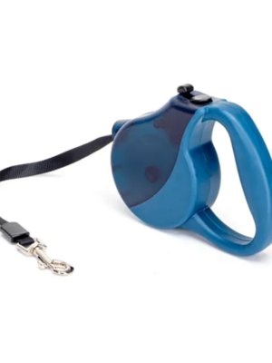ΠΤΥΣΣΟΜΕΝΟΣ ΟΔΗΓΟΣ NOBLEZA 98481 AUTOMATIC DOG LEASH 5m 50kg ΜΠΛΕ