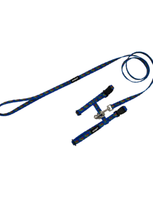 ΣΑΜΑΡΑΚΙ ΓΑΤΑΣ PET INTEREST 30298 GO GET HARNESS&LEASH TURTLES BLUE 20-25cm-30-45cm 1mmx100cm S