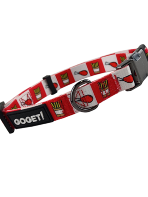 ΠΕΡΙΛΑΙΜΙO ΣΚΥΛΩΝ PET INTEREST 31837 GO GET COL PLAST BUC CHICK N FRIES 1mmx20-30cm XS