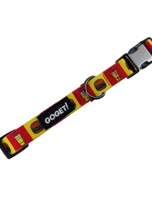 ΠΕΡΙΛΑΙΜΙO ΣΚΥΛΩΝ PET INTEREST 31843 GO GET COL METAL BUC CLASSIC BURGER 2mmx35-55cm Μ