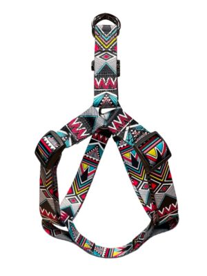 ΣΑΜΑΡΑΚΙ ΣΚΥΛΩΝ PET INTEREST 32829 GO GET HARNESS KALEIDOSCOPE WHITE 1mmx26-40cm XS