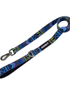 ΟΔΗΓΟΣ ΣΚΥΛΩΝ PET INTEREST 33828 GO GET LEASH NEOP/NE KALEIDOSCOPE BLUE 2.5mmx1.20cm L