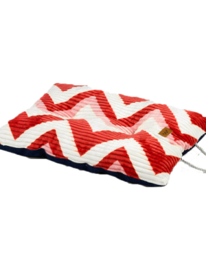 ΜΑΞΙΛΑΡΑ WOOFMODA 915-1409 Νο1 60×70cm ZIG ZAG ΚΟΚΚΙΝΟ