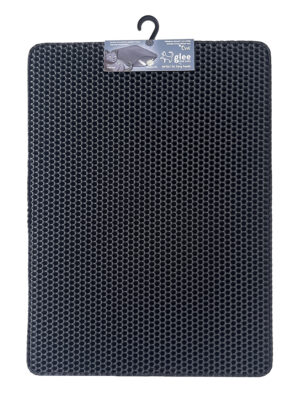 ΠΑΤΑΚΙ ΔΙΠΛΗΣ ΣΤΡΩΣΗΣ ΤΟΥΑΛΕΤΑΣ ΓΑΤΑΣ GLEE EVA 87410 45x60cm ΜΑΥΡΟ