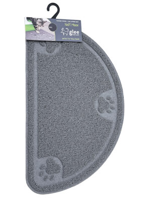 ΠΑΤΑΚΙ ΤΟΥΑΛΕΤΑΣ ΓΑΤΑΣ GLEE HALF MOON 87409 36x60cm ΑΝΟΙΧΤΟ ΓΚΡΙ