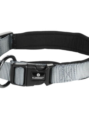 ΠΕΡΙΛΑΙΜΙΟ ΣΚΥΛΟΥ FLAMINGO 521446 COLLAR ABBI ΧL 55-60cm 32mm ΓΚΡΙ