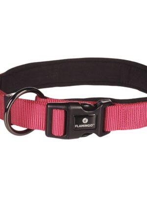 ΠΕΡΙΛΑΙΜΙΟ ΣΚΥΛΟΥ FLAMINGO 523347 COLLAR ABBI M 45-50cm 25mm ΦΟΥΞΙΑ