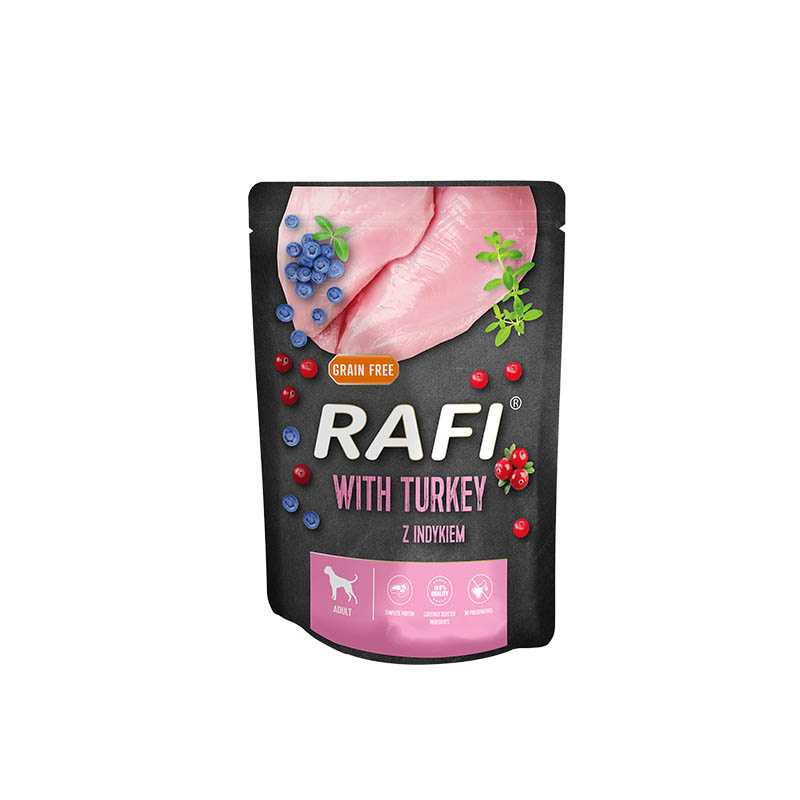 RAFI ADULT D78068 ΠΑΤΕ ΓΑΛΟΠΟΥΛΑ BLUEBERRY&CRANBERRY POUCH 300g