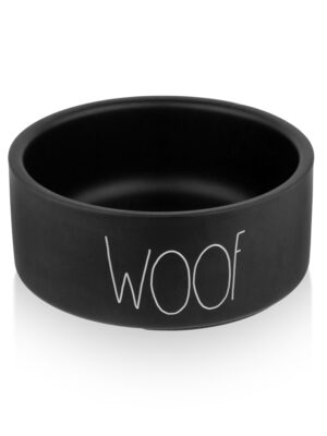 ΜΠΟΛ ΦΑΓΗΤΟΥ/ΝΕΡΟΥ SW052 BOWL WALL WOOF 16cm ΜΑΥΡΟ