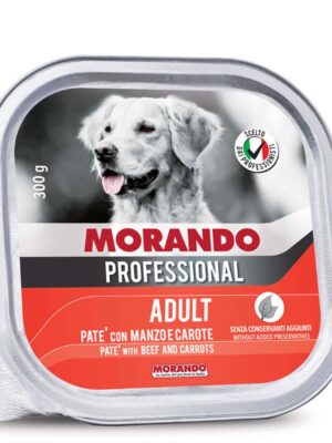ΥΓΡΗ ΤΡΟΦΗ ΣΚΥΛΩΝ MORANDO DOG MO03334 ΠΑΤΕ ΒΟΔΙΝΟ&ΚΑΡΟΤΟ 300g