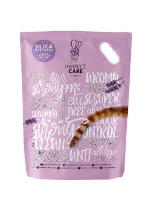 ΑΜΜΟΣ ΣΙΛΙΚΟΝΗΣ ΚΡΥΣΤΑΛΛΙΚΗ PERFECT CARE 90603 CAT SILICA LITTER LAVENDER 5,8Lt