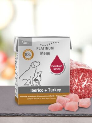 ΥΓΡΗ ΤΡΟΦΗ ΜΑΓΕΙΡΕΥΤΗ (FSD) PLATINUM ADULT ΙΒΗΡΙΚΟ ΧΟΙΡΙΝΟ-ΓΑΛΟΠΟΥΛΑ 375g