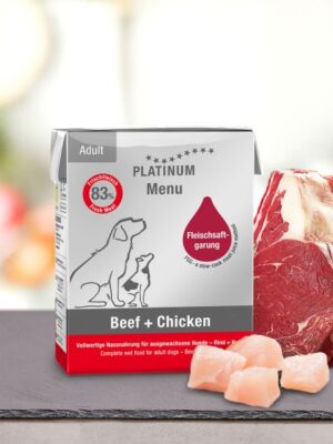 ΥΓΡΗ ΤΡΟΦΗ ΜΑΓΕΙΡΕΥΤΗ (FSD) PLATINUM ADULT ΜΟΣΧΑΡΙ-ΚΟΤΟΠΟΥΛΟ 185g