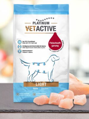 ΣΚΥΛΟΤΡΟΦΗ ΜΑΓΕΙΡΕΥΤΗ (FSD) PLATINUM VETACTIVE LIGHT 1,5kg